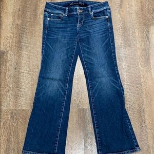 American Eagle Whiskered Slim Boot Cut Jeans